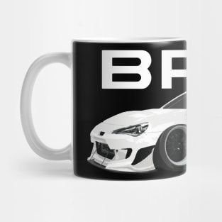 Rocket Bunny BRZ in Ceramic White Mug